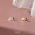 Lotus Glow Studs- Gold