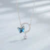 Silver Morpho Necklace