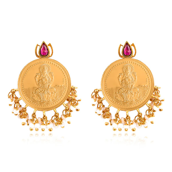 92.5 Silver Dhanalakshmi Ear studs