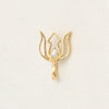 92.5 Gold Plated Silver Lotus Nose Clip