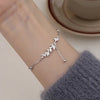 S999 Silver Bracelet Single Flower