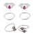 92.5 Set Of Three Silver Toe Rings