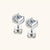 Thunder Moissanite Ear Studs