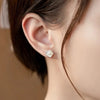 Pearl Flower Ear Studs