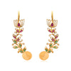 92.5 Silver Dhanlakshmi and Lotus Earcuff