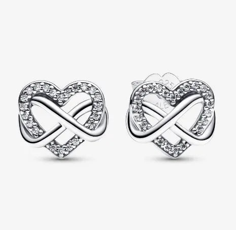 Zircon Heart Shape Earrings