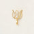 92.5 Gold Plated Silver Lotus Nose Clip