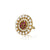 92.5 Silver Timeless Gold Plated Jadau Ring
